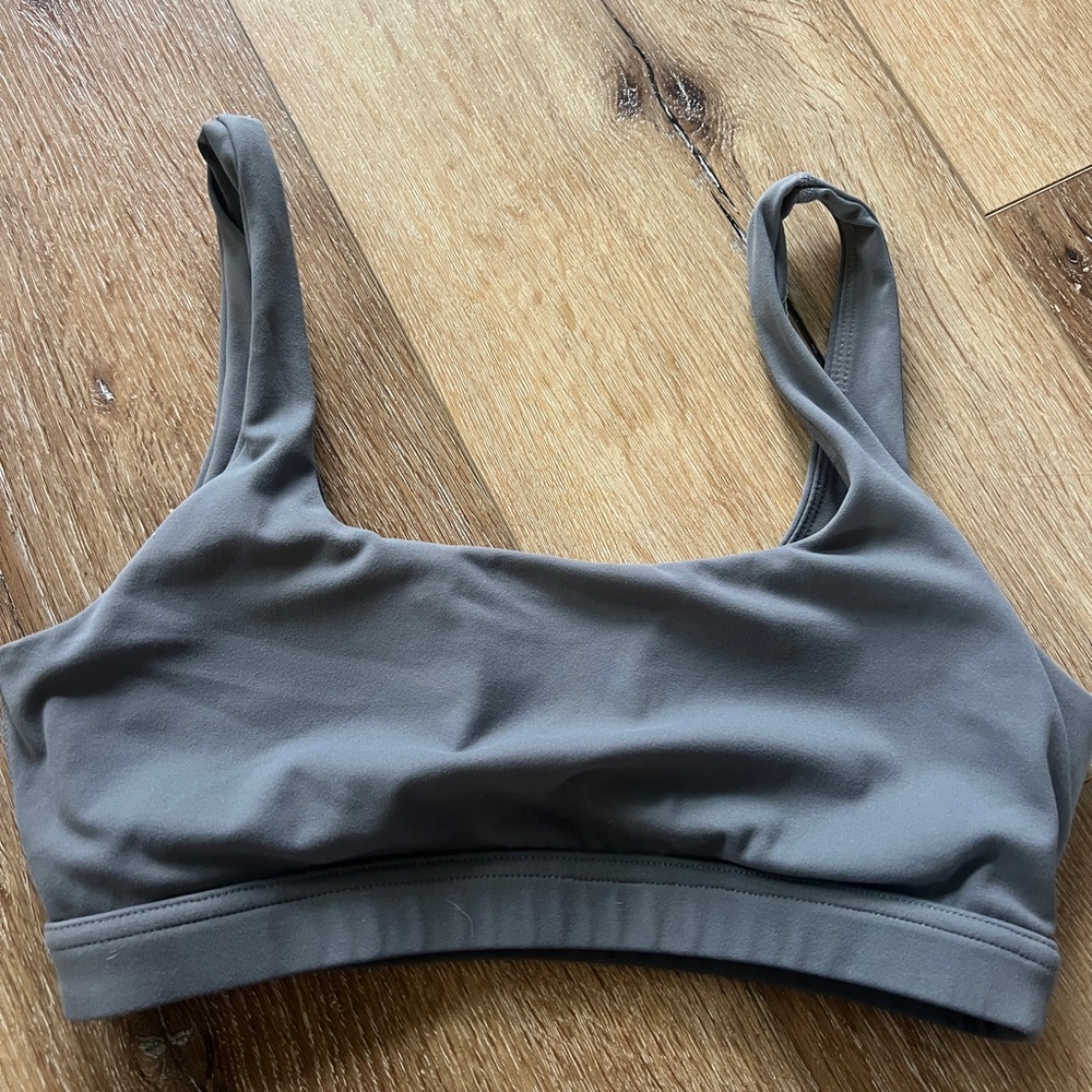 slate popflex sports bra